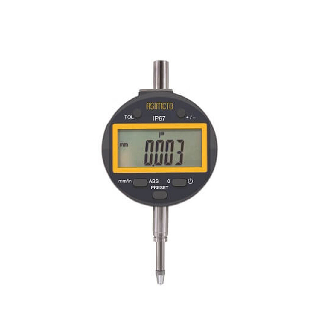 ASIMETO 0-50.8mmx0.001 IP67 DİJİTAL KOMPARATÖR SAATİ