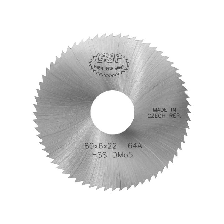 80x0.6x22mm Z=128 GSP DAİRE TESTERE HSS