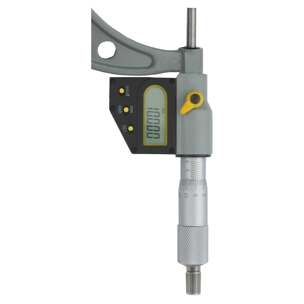ASIMETO 0-150mmx0.001 DEĞİŞTİRİLEBİLİR DİJİTAL MİKROMETRE