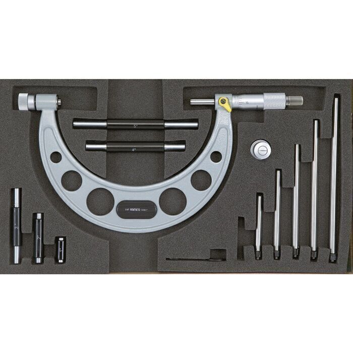 Asimeto 800-900mmx0.01 Değiştirilebilir Uçlu Mekanik Mikrometre AS-111360