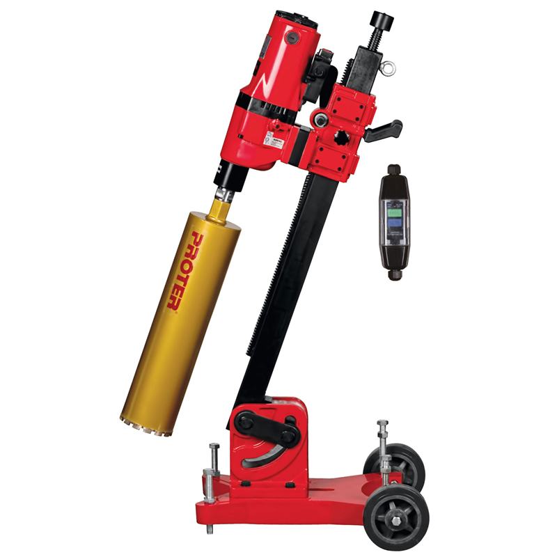 PROTER PR 2600 A   Açılı Sehpalı   Karot Makinası 2 Vites