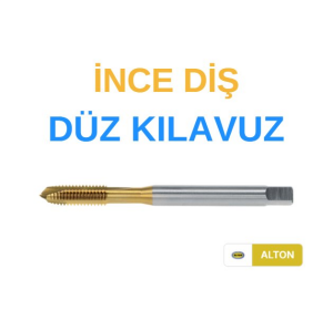 Alton Tin Kaplı İnce Diş Düz Makine Kılavuzu - M14x1