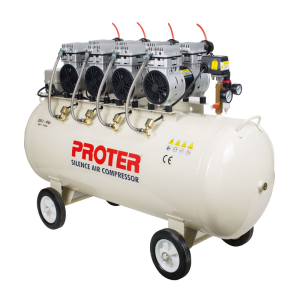 PROTER PR 226 S Sessiz-Yağsız  220 LT  6HP Monofaze 8 Bar Hava Kompresörü