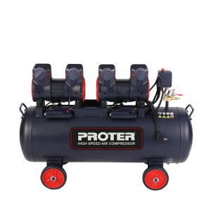 PROTER PR 104 HZ  Hızlı-Yağsız 100 LT  4  HP Monofoze 8 Bar Hava Kompresörü