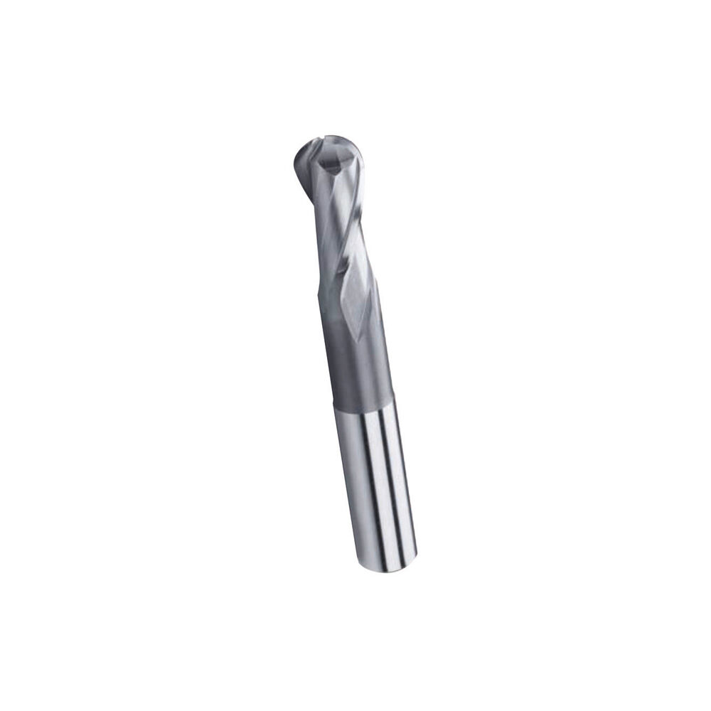 6mm 2 AĞIZ KISA KÜRE PARMAK FREZE HSS