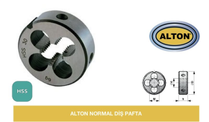 Alton Metrik Diş Pafta - M18