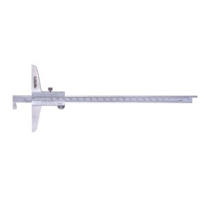 ASIMETO 0-200mmx0.05 TEK KANCA MEKANİK DERİNLİK KUMPASI