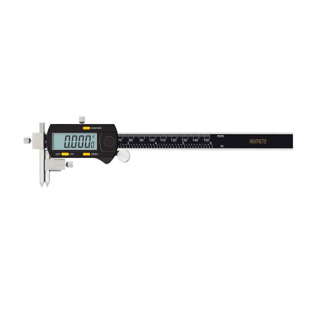 ASIMETO 10-200mmx0.01 DİJİTAL MERKEZLEME KUMPAS